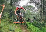Die Urner Bikerin Linda Indergand zeigte sich bereits beim ersten Ernstkampf des Jahres in guter Form. (Bild: PD)