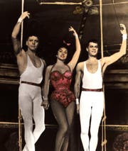 Burt Lancaster, Gina Lollobrigida und Tony Curtis in «Trapeze» von 1956. (Bild: Alamy)
