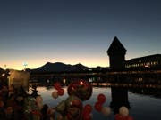 Fasnachtsromantik: Morgenstimmung über der Stadt Luzern. (Bild: Kilian Küttel)