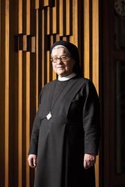 Schwester Simone ist Priorin des Klosters Heiligkreuz in Cham. (Bild: Claudio Thoma (Cham, 21. Februar 2019))