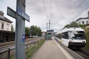 Ab 2021 halten am Bahnhof Bruggen vier S-Bahnen pro Stunde und Richtung. Allerdings fahren dann – wie heute bereits in Winkeln – jeweils zwei Züge praktisch hintereinander. (Bild: Ralph Ribi/3. September 2018)