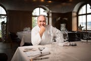 August Minikus, chef of the Relais & Chateaux Mammertsberg restaurant. (Image: Benjamin Manser)