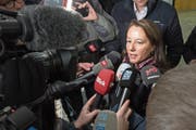 Pflichtverteidigerin Renate Senn wird vorgeworfen, zu viel Aufwand für den Prozess im Fall Rupperswil betrieben zu haben. Bild: Alex Spichale/AZ (Aarau, 13 Dezember 2018)