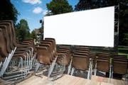 2019 beleibt die Kinoleinwand dem St.Galler Kantipark fern. Die Veranstalter wollen sich auf andere Standorte konzentrieren. (Bild: Urs Jaudas)