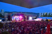 Bereits an der Streethockey WM 2015 sorgten Lo & Leduc in Zug für Begeisterung. (Bild: Christian Herbert (26. Juni 2015))