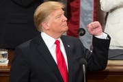 In der Nacht zum Mittwoch hat Donald Trump die lang erwartete Rede zur Lage der Nation gehalten.(Bild: Michael Reynolds/EPA)