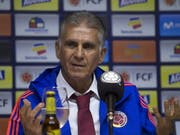 Carlos Queiroz wurde in Bogota vorgestellt (Bild: KEYSTONE/EPA EFE/JUAN PAEZ)