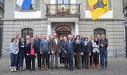 Die beiden Regierungen von Uri und Luzern. (Bild: PD)