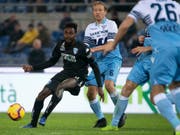 Dimitri Oberlin wurde in Rom kurz nach der Pause eingewechselt (Bild: KEYSTONE/AP ANSA/MAURIZIO BRAMBATTI)