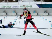 Johannes Thingnes Bö war auch in Kanada eine Klasse für sich (Bild: KEYSTONE/AP ANSA/ANDREA SOLERO)