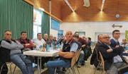 Die Delegierten verfolgten mit grossem Interesse das Referat von Kantonstierarzt Albert Fritsche. (Bild: PD)