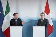Der gebürtige Italiener Ignazio Cassis (rechts) profitierte 1976 von der erleichterten Einbürgerung für Jugendliche. (Bild: Pablo Gianinazzi)