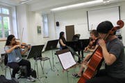 Am Borromeo-Musikfestival 2018 nahmen 47 Schüler aus vielen verschiedenen Ländern teil. (Bild: Markus Zwyssig, Altdorf, 17. Juli 2018)