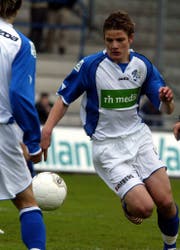 Schwegler 2005 beim FC Luzern. (Bild: Keystone)