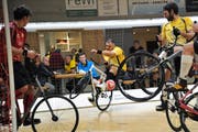 Altdorf 1 mit Roman Schneider (ganz hinten) und Paul Losser fegte am Cup-Halbfinal alle Gegner vom Platz. (Bild: Urs Hanhart (Altdorf, 7. Februar 2019))