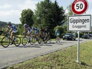 Tödlicher Unfall an den Radsporttagen Gippingen: Das Bundesgericht bestätigt den Freispruch für einen Radrennfahrer, der den Sturz von vier Fahrern verursachte. (Archivfoto) (Bild: Keystone/ENNIO LEANZA)