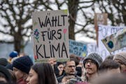 Welchen Einfluss hat die Klimabewegung auf die Nationalen Wahlen im Oktober? (Bild: Pius Amrein, Luzern, 2. Februar 2019)
