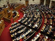 Das Parlament in Athen hat das Nato-Beitrittsprotokoll des künftigen Nordmazedonien ratifiziert. (Bild: KEYSTONE/EPA ANA-MPA/ORESTIS PANAGIOTOU)