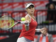 Bringt das Schweizer Fed-Cup-Team gegen Italien in Führung: Belinda Bencic (Bild: KEYSTONE/ANTHONY ANEX)