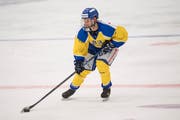 Der Uzwiler Mischa Broder ist gegen die Argovia Stars nur schwer vom Puck zu trennen. (Bild: Ralph Ribi)