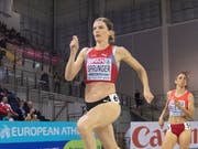 Lea Sprunger hatte am ersten Tag alles im Griff (Bild: KEYSTONE/EPA/VALDRIN XHEMAJ)