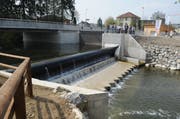 Hat seinen Anteil am Gold-Label: das Kleinwasserkraftwerk Zeughausbrücke in Frauenfeld. (Bild: Nana do Carmo)