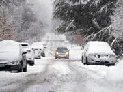 Das kalte Winterwetter in den USA hält die Auto-Kundschaft von Neuwagenkäufen ab. (Bild: KEYSTONE/AP/ELAINE THOMPSON)