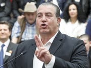 Nun doch nicht bei der CVP: Der Mitbegründer der Genfer Bürgerbewegung MCG, Eric Stauffer. (Bild: Keystone/SALVATORE DI NOLFI)