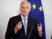 «Wir sind bereit, weitere Garantien, Versicherungen und Klarstellungen zu geben»: EU-Chefunterhändler Michel Barnier zum Brexit-Streit über die Grenze bei Irland. (Bild: KEYSTONE/EPA/FLORIAN WIESER)