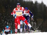 Im Männer-Langlauf derzeit nicht zu schlagen: Norwegens Staffel führt mit Martin Johnsrud Sundby das WM-Rennen an (Bild: KEYSTONE/AP/MATTHIAS SCHRADER)