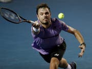 Stan Wawrinka kämpfte gegen Nick Kyrgios über zweieinhalb Stunden lang, bevor er sich in drei Sätzen geschlagen geben musste (Bild: KEYSTONE/AP/REBECCA BLACKWELL)