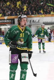 Stürmer Michael Loosli trug mit zwei Treffern massgeblich zu Thurgaus Erfolg im vierten Playoff-Spiel bei. (Bild: Mario Gaccioli)