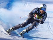 Abfahrts-Weltmeister Kjetil Jansrud auf seiner Heimstrecke in Kvitfjell unterwegs zur Bestzeit im einzigen Training (Bild: KEYSTONE/AP/ALESSANDRO TROVATI)