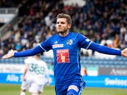 Ob als Torschütze oder als Vorbereiter: Pascal Schürpf ist in bestechender Form (Bild: KEYSTONE/ALEXANDRA WEY)