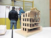 Die Planung für den Bau der neuen Gemeindekanzlei in Urnäsch ist weit fortgeschritten. (Bild: PD)