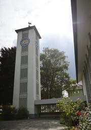 Bei der Kirche Goldach wird der zweite Teil des Spielplatzes gebaut. (Bild: PD)