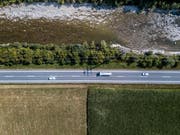 Die Kleine Emme führte im vergangenen, niederschlagsarmen Sommer viel weniger Wasser als üblich. (Bild: Pius Amrein, Malters, 5. August 2018)