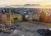 Der Funken am Glaserweg wird 58,6 Meter hoch. (Bild: Lukas Hämmerle/Thomas Holzer)