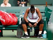Serena Williams musste in Indian Wells aufgeben (Bild: KEYSTONE/EPA/JOHN G. MABANGLO)