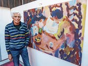 Anton Schäfli in seinem Aadorfer Atelier. (Bild: Kurt Lichtensteiger)