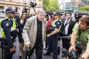 Der verurteilte Kardinal George Pell. (Bild: David Crosling/EPA, Melbourne, 26. Februar 2019)