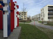 Viel Grün rund um die Häuser: Schnappschuss von der Feldbreite. (Bild: hor)