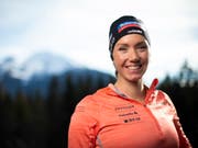 Fünf Monate nach der zweiten Babypause schon wieder sehr nahe an der Spitze: Selina Gasparin lief an der WM im Einzelwettkampf auf den 9. Platz (Bild: KEYSTONE/GIAN EHRENZELLER)