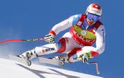 Sein Freund ist auch sein Gegner: Beat Feuz will sich in der Abfahrtswertung gegen Dominik Paris durchsetzen. (Bild: Guillaume Horcajuelo/EPA (Soldeu, 12. März 2019)
