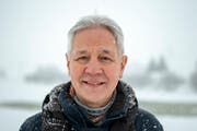 Tino Bentele der Interessengemeinschaft Bettenwiese. (Bild: Benjamin Manser)