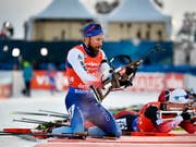 Im Schiessstand nicht wie gewünscht getroffen: Benjamin Weger (Bild: KEYSTONE/EPA TT NEWS AGENCY/ANDERS WIKLUND)