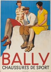 Museum für Gestaltung: Ausstellung "Bally – Swiss Shoes Since 1851". Emil Cardinaux, Bally chaussures de sport, 1928, ©Bally Schuhfabriken AG