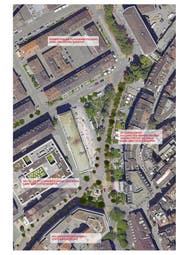 Wie sich der Heimatschutz die Baumpflanzungen am Oberen Graben, rund um den Broderbrunnen und an der St.Leonhard-Strasse vorstellt. (Illustration: PD)