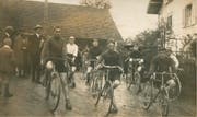 Das Querfeldeinrennen des Veloclubs Rothenburg 1922 in Triengen (Bild: PD)