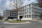Der Hauptsitz der Nidwaldner Kantonalbank in Stans. (Bild: Dominik Wunderli, Stans, 13. März 2019)